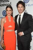 vlos angeles, 9 de enero - nikki reed, ian somerhalder en la novena gala anual del cielo del arte de elysium en los 3labs el 9 de enero de 2016 en culver city, ca foto