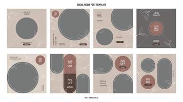 Fashion E-Commerce Social Media Banner Templates vector