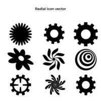 círculo y plantilla vectorial radial para fondo, logotipo, símbolo, textura. eps 10 vector