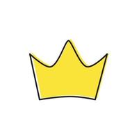 CUTE CROWN ICON vector