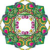 abstract mandala can use for frame border, or repeated pattern vector