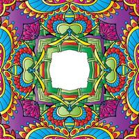 abstract mandala can use for frame border, or repeated pattern vector