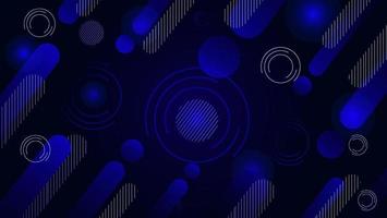 abstract blue background with circle deep blue design for event wallpaper vector