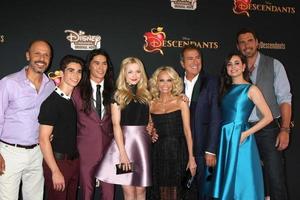 LOS ANGELES, JUL 24 - Descendants Cast, Maz Jobrani, Cameron Boyce, Booboo Stewart, Dove Cameron, Kristin Chenoweth, Kenny Ortega, Sofia Carson, Dan Payne at the Descendants Premiere Screening at the Walt Disney Studios on July 24, 2015 in Burbank, CA photo