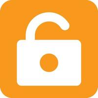 Logout Glyph Round Background Icon vector