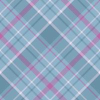 Seamless pattern in discreet blue and pink colors for plaid, fabric, textile, clothes, tablecloth and other things. Vector image. 2