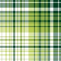 Seamless pattern in light and dark green and white colors for plaid, fabric, textile, clothes, tablecloth and other things. Vector image.