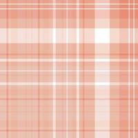 Seamless pattern in light orange and white colors for plaid, fabric, textile, clothes, tablecloth and other things. Vector image.