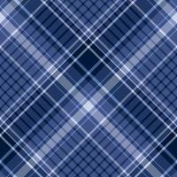 Seamless pattern in night blue colors for plaid, fabric, textile, clothes, tablecloth and other things. Vector image. 2