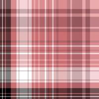 Seamless pattern in warm pink, white and black colors for plaid, fabric, textile, clothes, tablecloth and other things. Vector image.