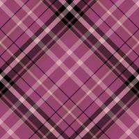 Seamless pattern in berry pink and black colors for plaid, fabric, textile, clothes, tablecloth and other things. Vector image. 2