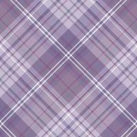 Seamless pattern in discreet lilac, violet, gray and white colors for plaid, fabric, textile, clothes, tablecloth and other things. Vector image. 2