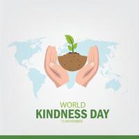 Vector Illustration World Kindness Day. Good for posters. banners. brochure. social media. Simple and Elegant Design