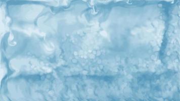 Dreamy Blue Sea Surface Background. Alcohol Ink Art Vector Wallpaper