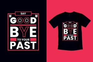 Typography Custom Minimal T Shirt Design vector