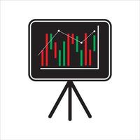 The graphic trading vector