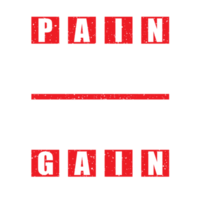 NO PAIN NO GAIN png