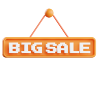 Big Sale 3d Illustration png