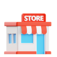 Store 3d Illustration png