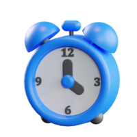 reloj despertador ilustración 3d png