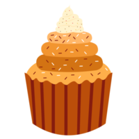 Imágenes Prediseñadas de cupcakes de calabaza png