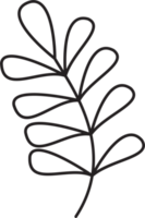 desenho de folha floral simplicidade png