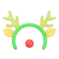 3D-Render-niedliches Symbol Winter Weihnachten png