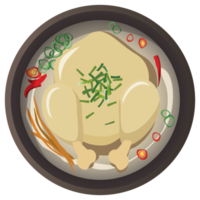 comida coreana samgyetang. png