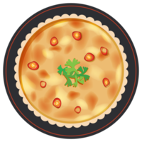 quiche lorraine french food. png