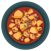 comida chinesa mapo tofu. png