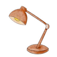 lanterna de material escolar de ilustração em aquarela png