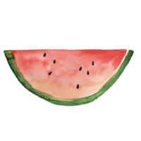 Watercolor cute watermelon png