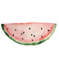 Watercolor cute watermelon png