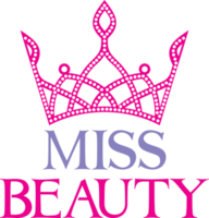 miss beauty signe avec diadème en diamant png