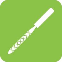 Rasp Glyph Round Background Icon vector