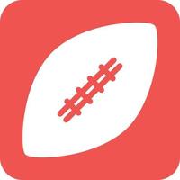 Football II Glyph Round Background Icon vector