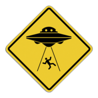 Crossing Sign - Alien Abduction png