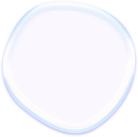 Liquid bubble blob element png