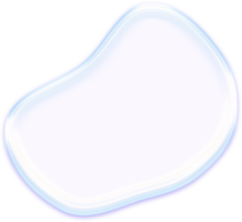 Liquid bubble blob element png