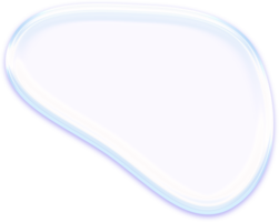 Liquid bubble blob element png