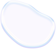 Liquid bubble blob element png