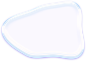 Liquid bubble blob element png