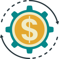 currency exchange illustration in minimal style png