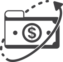 currency exchange illustration in minimal style png