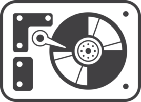 record player illustration in minimal style png