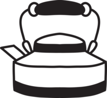 Hand Drawn cute kettle illustration png