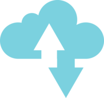 internet cloud symbol illustration in minimal style png