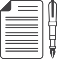 checklist report illustration in minimal style png