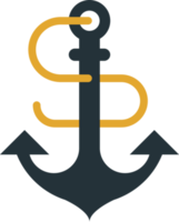 anchor illustration in minimal style png