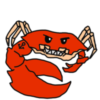 muscular sea animal Cartoon - Crab png